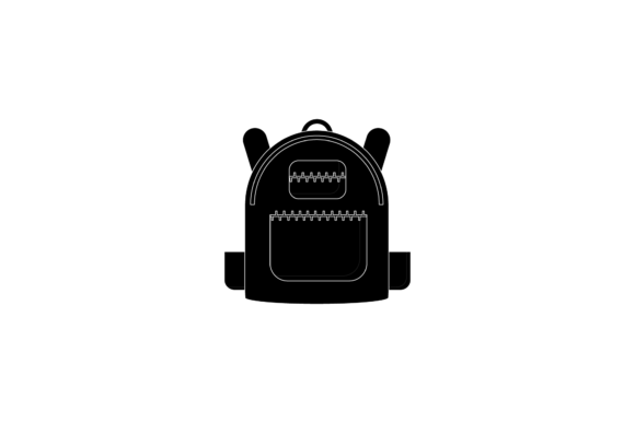 Back to School Backpack Silhouette