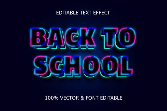 Back to School Color Blue and Yellow: Versatile Vector Graphics