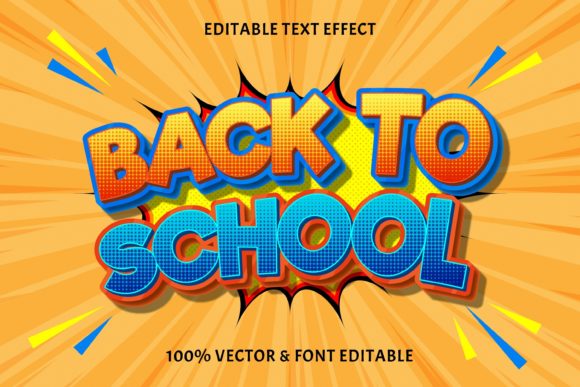 Back to School Editable Effect β Mastering Vector Typography Without the Headaches
