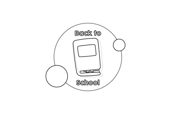 Back to School Education Line Style for Design Projects