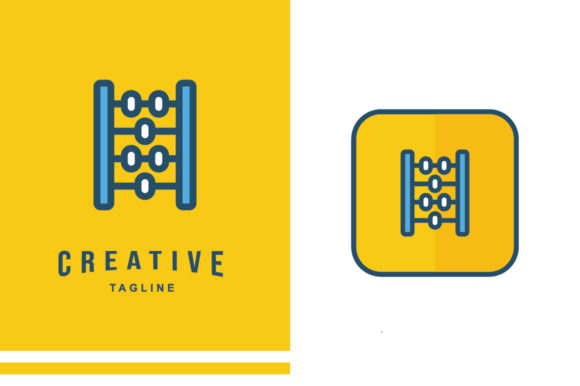 Back to School Icon – Abacus: A Versatile Vector Design for Creative Projects