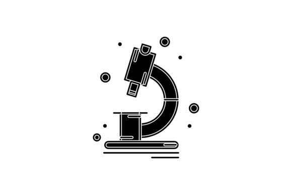 Back to School Icon Element Silhouette