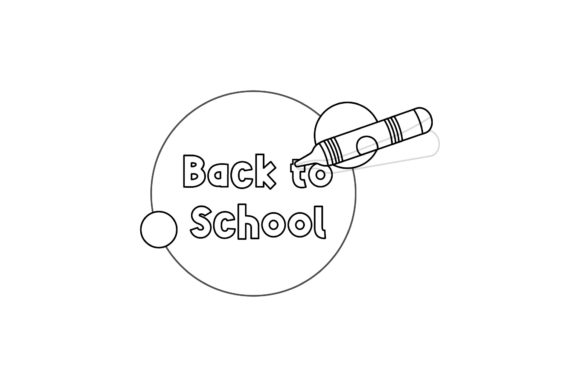 Back to School Pen Line Style: A Versatile Vector Design for Modern Branding