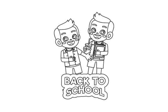 Elevate Your Creative Projects with a Back to School Childrens Outline