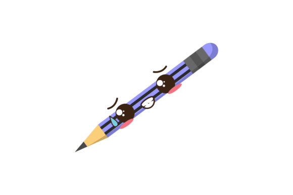 Pencil Back to School Icons for Creative Projects
